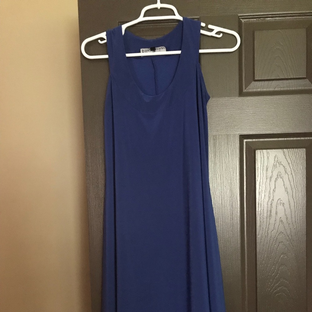 Electric blue dress